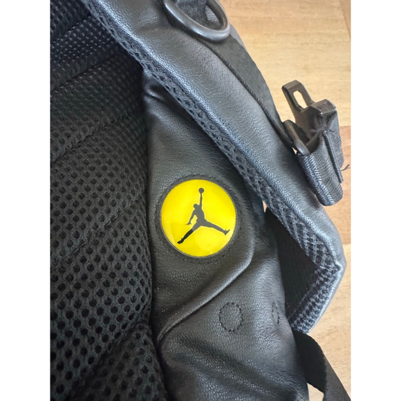 Men's Jordan Black Backpack One Size with Yellow Accents - Picture 8 of 16